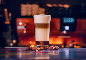 latte macchiato milchschaum
