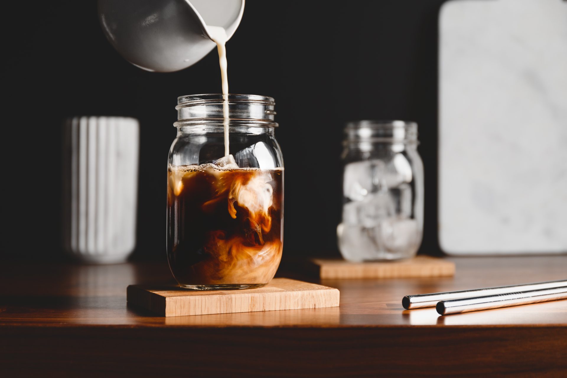 Eis-Latte Macchiato