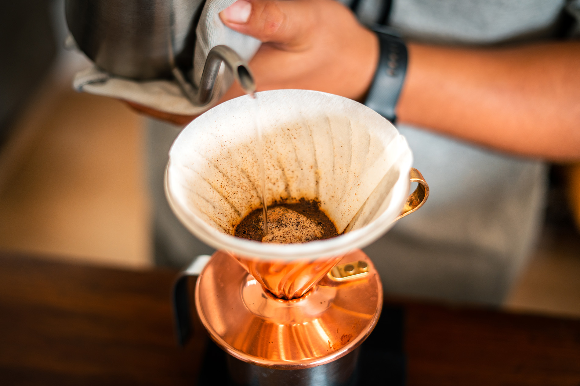 Wasserqualitaet für den perfekten Pour Over